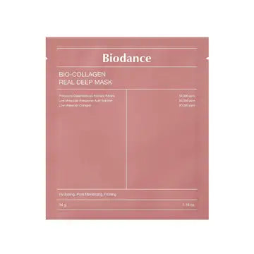 Biodance Bio Collagen Real Deep Mask- Korean Deep Hydration & Firming Sheet Mask (4-Pack)